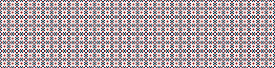 Abstract Cross Pattern Dots Logo generative computational art illustration