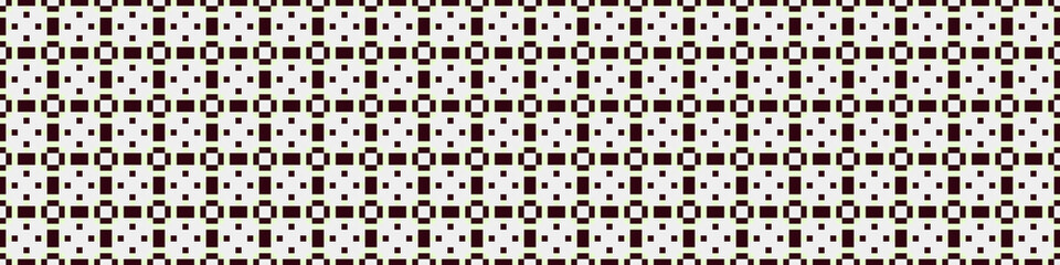 Fototapeta premium Abstract Cross Pattern Dots Logo generative computational art illustration