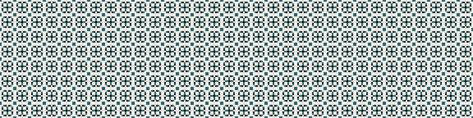 Fototapeta premium Abstract Cross Pattern Dots Logo generative computational art illustration