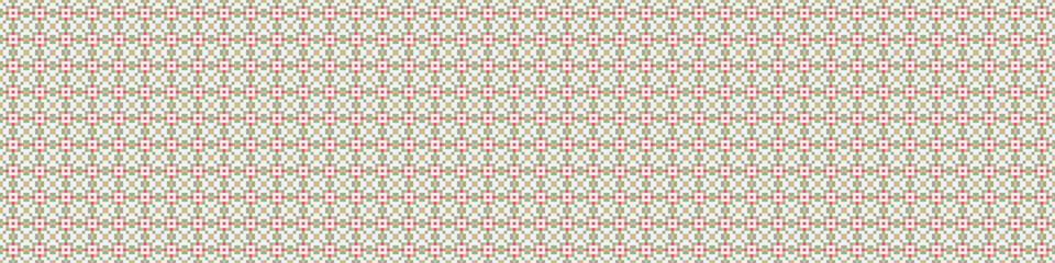 Fototapeta premium Abstract Cross Pattern Dots Logo generative computational art illustration