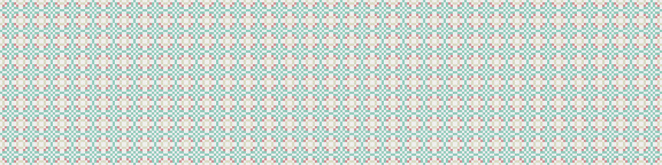Abstract Cross Pattern Dots Logo generative computational art illustration