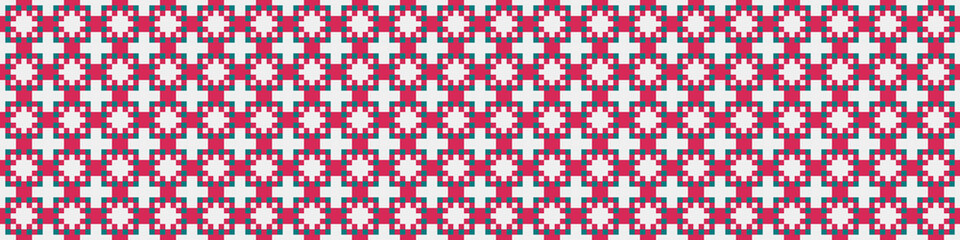 Abstract Cross Pattern Dots Logo generative computational art illustration