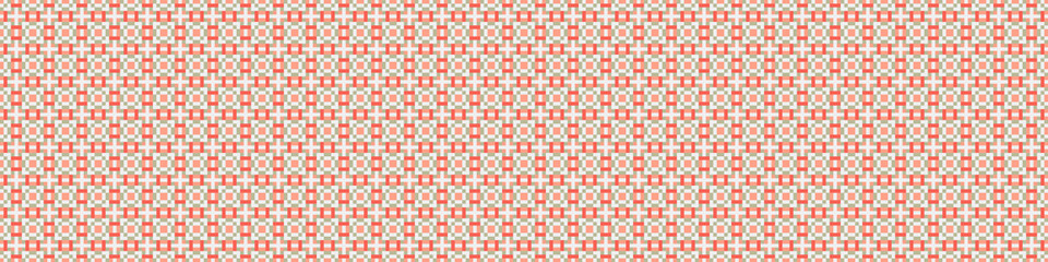 Fototapeta premium Abstract Cross Pattern Dots Logo generative computational art illustration