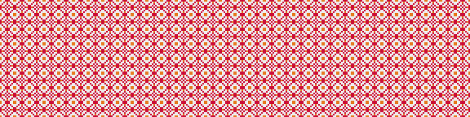 Abstract Cross Pattern Dots Logo generative computational art illustration