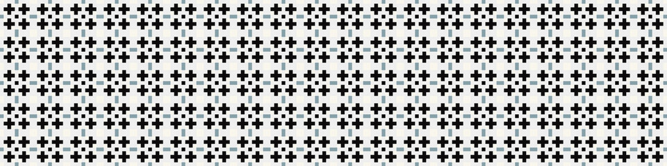 Fototapeta premium Abstract Cross Pattern Dots Logo generative computational art illustration