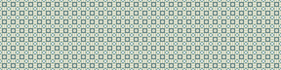 Fototapeta premium Abstract Cross Pattern Dots Logo generative computational art illustration