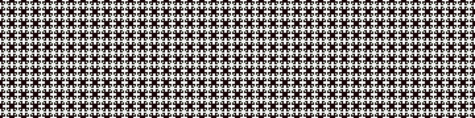 Fototapeta premium Abstract Cross Pattern Dots Logo generative computational art illustration