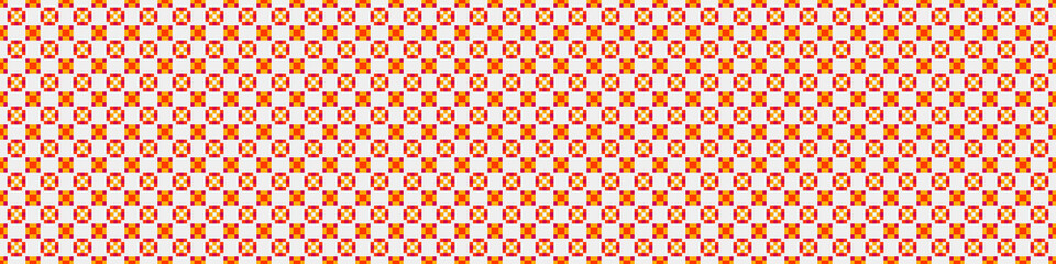 Fototapeta premium Abstract Cross Pattern Dots Logo generative computational art illustration