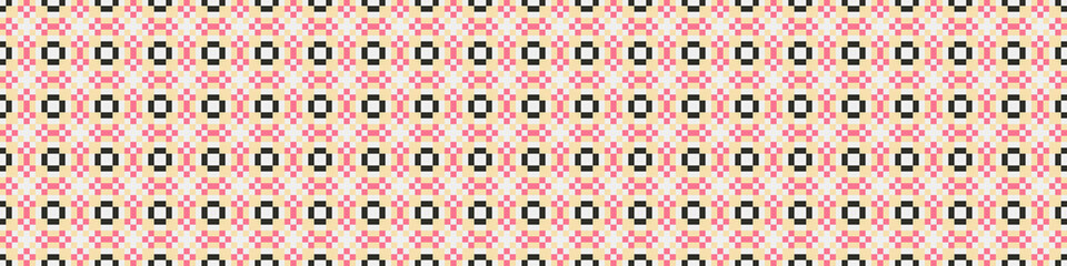 Abstract Cross Pattern Dots Logo generative computational art illustration