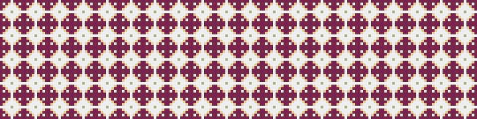 Fototapeta premium Abstract Cross Pattern Dots Logo generative computational art illustration