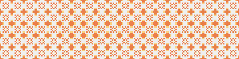 Abstract Cross Pattern Dots Logo generative computational art illustration