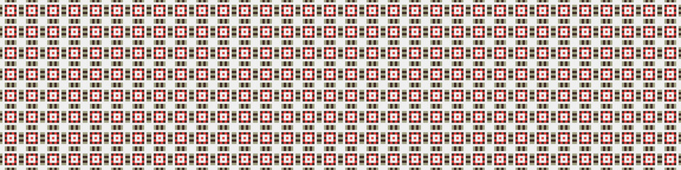 Fototapeta premium Abstract Cross Pattern Dots Logo generative computational art illustration