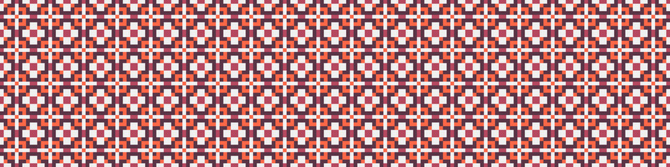 Abstract Cross Pattern Dots Logo generative computational art illustration