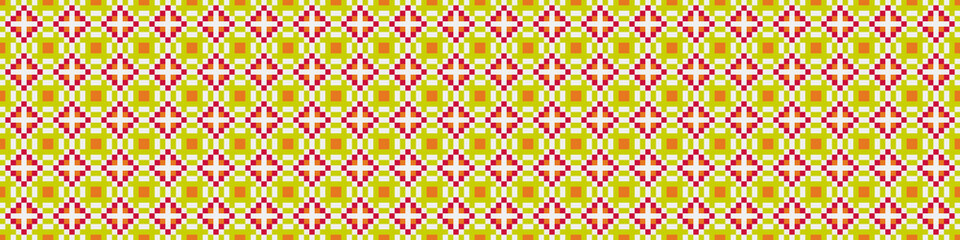 Abstract Cross Pattern Dots Logo generative computational art illustration