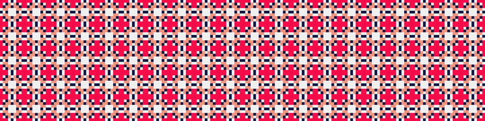 Abstract Cross Pattern Dots Logo generative computational art illustration