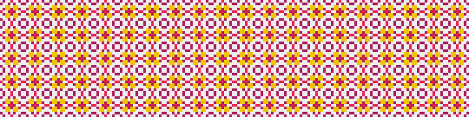 Abstract Cross Pattern Dots Logo generative computational art illustration