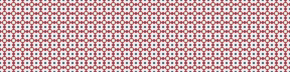 Fototapeta premium Abstract Cross Pattern Dots Logo generative computational art illustration