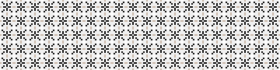 Fototapeta premium Abstract Cross Pattern Dots Logo generative computational art illustration