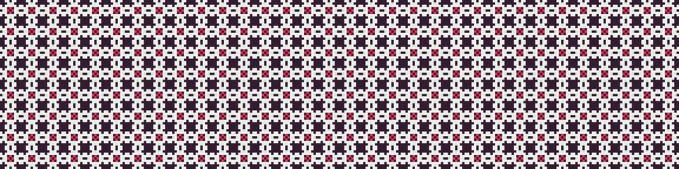 Fototapeta premium Abstract Cross Pattern Dots Logo generative computational art illustration