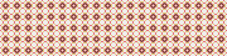 Abstract Cross Pattern Dots Logo generative computational art illustration