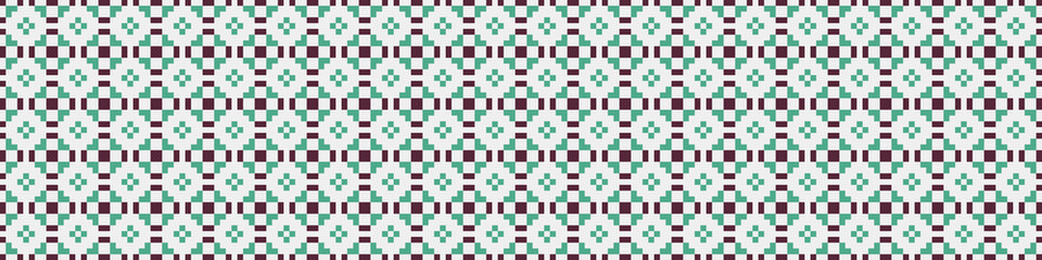 Abstract Cross Pattern Dots Logo generative computational art illustration