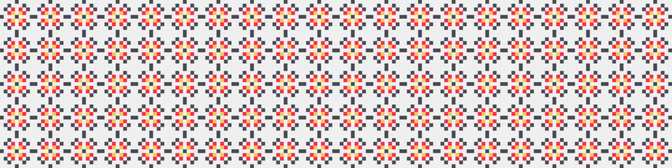 Abstract Cross Pattern Dots Logo generative computational art illustration