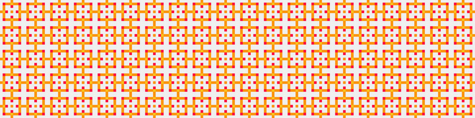 Abstract Cross Pattern Dots Logo generative computational art illustration