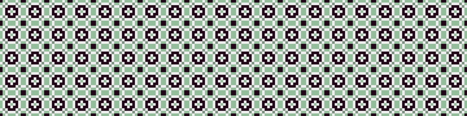 Abstract Cross Pattern Dots Logo generative computational art illustration