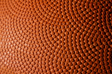 Detail of basketball ball texture
