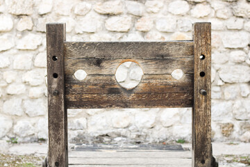 Tool to apply the death penalty: the guillotine
