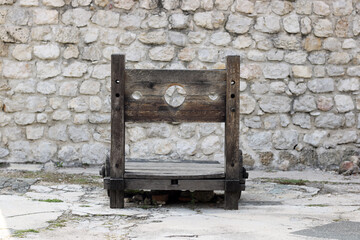 Tool to apply the death penalty: the guillotine
