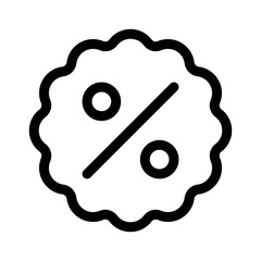 Percentage vector icon