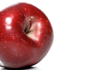 Close up of red apple