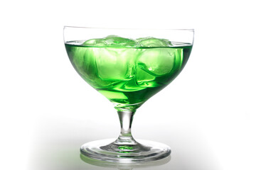 Studio shot of dink on white background