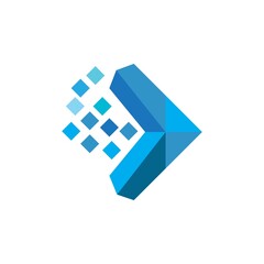 Arrow illustration logo