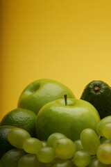 Compsition of mixed fruits - close up