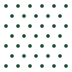 Christmas and new year pattern polka dots. Template background in white and green polka dots . Seamless fabric texture. Vector illustration
