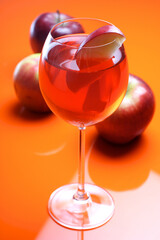 Close up of drink - studio shot
