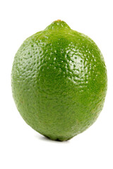 Limes on white background - studio shot