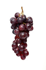 Grapes on white background - close-up