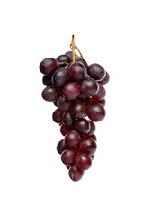 Grapes on white background - close-up