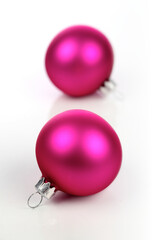 Christmass bauble on white background