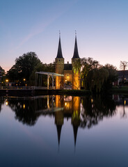 Eastern Gate in Delft, Netherlands