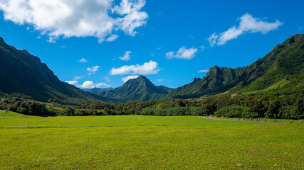 Fototapeta premium Hawaiian mountains