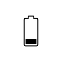 Battery vector icon. battery charge level. battery Charging icon