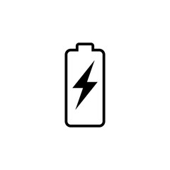 Battery vector icon. battery charge level. battery Charging icon