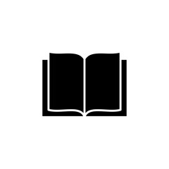 Book icon vector. open book icon vector. ebook icon