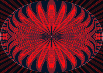 red and black background