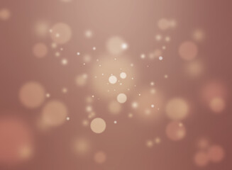 rose gold bokeh glitter abstract background for Christmas and Valentine.