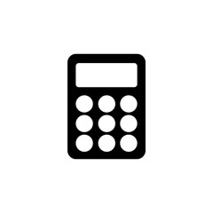 Calculator icon vector. Accounting calculator icon. calculator vector